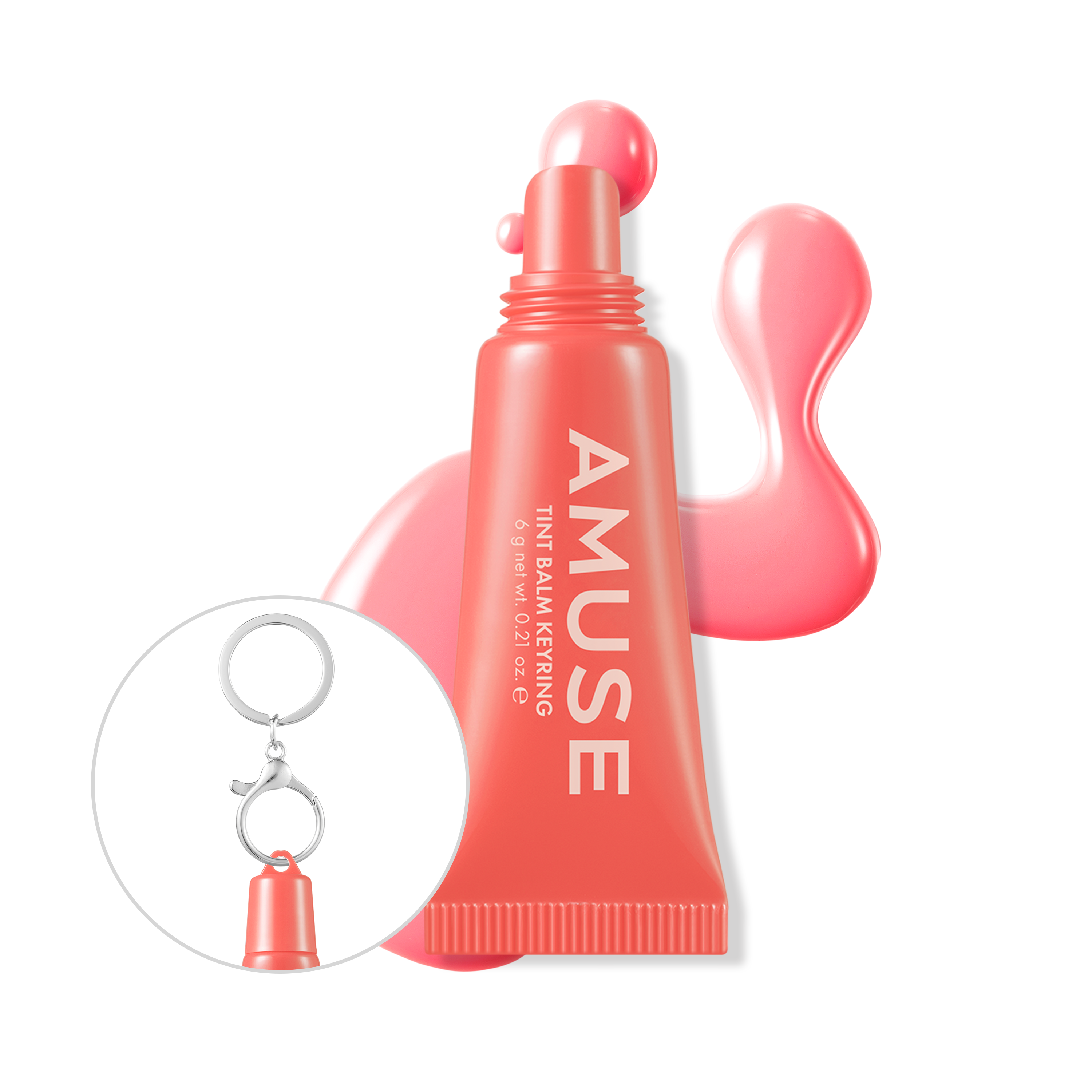 AMUSE TINT BALM KEYRING 04 WATERMELON