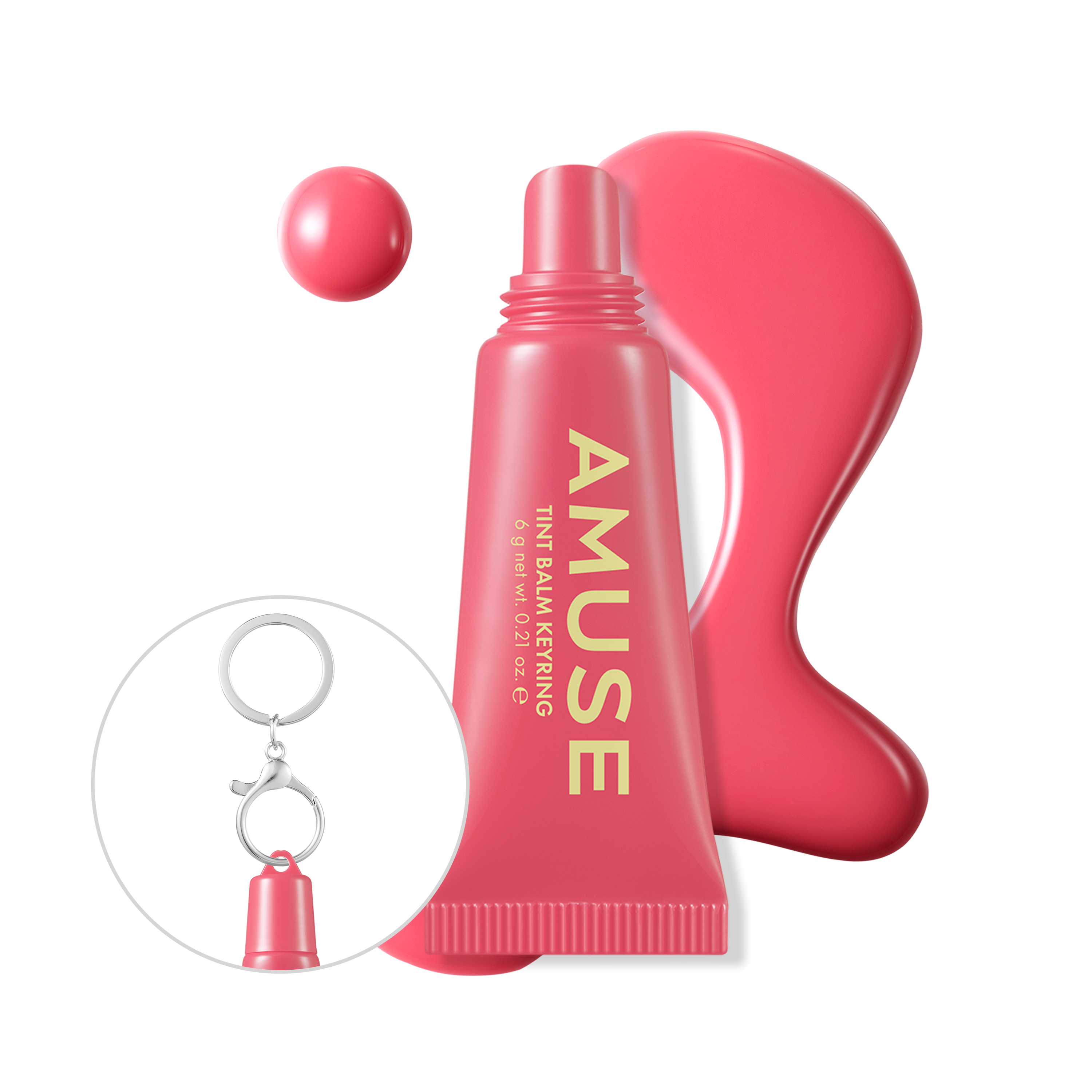 AMUSE TINT BALM KEYRING 05 ROSE ME