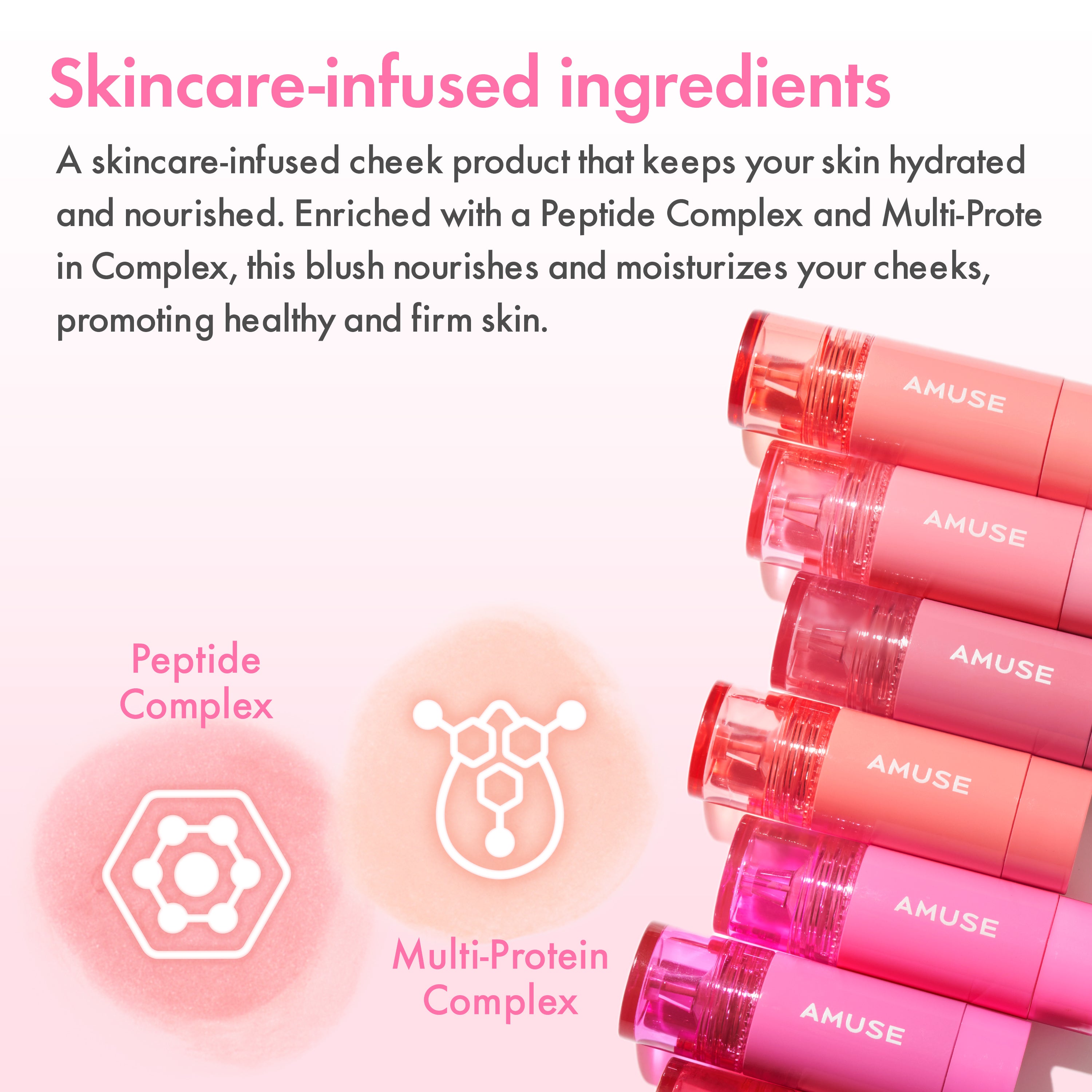 AMUSE CHEEK TOK TOK 8本セット AMUSE Cheek Tok Tok [#8 Colors] – PINKLAND