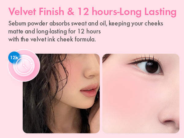 AMUSE CHEEK TOK TOK 8本セット SET] Cheek Tok Tok (8 Shades) + KEYRING