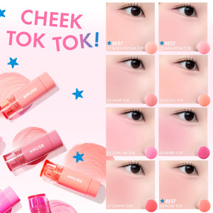 [SET] Cheek Tok Tok  (8 Shades) + KEYRING
